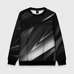 Детский свитшот GEOMETRY STRIPES BLACK & WHITE