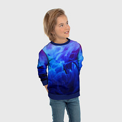 Свитшот детский Fire, цвет: 3D-синий — фото 2