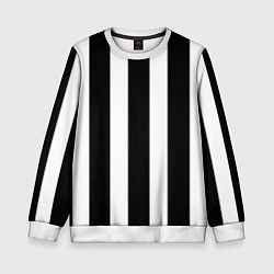 Свитшот детский Полоска, цвет: 3D-белый