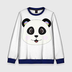 Свитшот детский Panda, цвет: 3D-синий