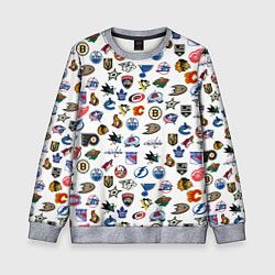 Свитшот детский NHL PATTERN Z, цвет: 3D-меланж