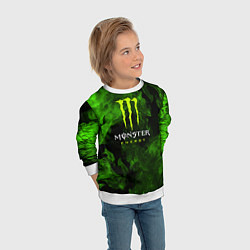Свитшот детский MONSTER ENERGY, цвет: 3D-белый — фото 2