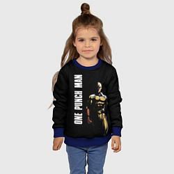 Свитшот детский One Punch Man, цвет: 3D-синий — фото 2