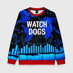 Свитшот детский Watch Dogs, цвет: 3D-красный