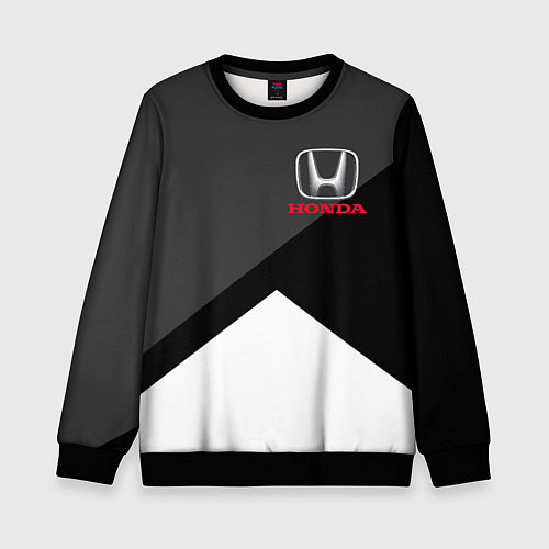 Детский свитшот HONDA / 3D-Черный – фото 1