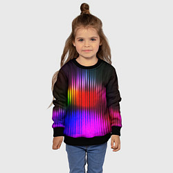 Свитшот детский WAVES COLOR, цвет: 3D-черный — фото 2