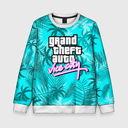 Свитшот детский GTA VICE CITY, цвет: 3D-белый