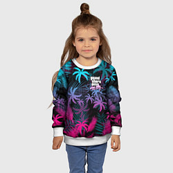 Свитшот детский GTA VICE CITY, цвет: 3D-белый — фото 2