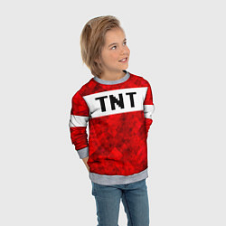 Свитшот детский Minecraft, цвет: 3D-меланж — фото 2