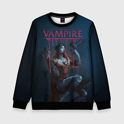 Свитшот детский Vampire: The Masquerade, цвет: 3D-черный