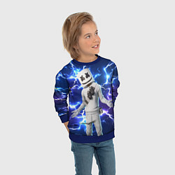 Свитшот детский FORTNITE x MARSHMELLO, цвет: 3D-синий — фото 2