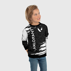 Свитшот детский VALORANT ВАЛОРАНТ, цвет: 3D-черный — фото 2