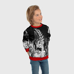 Свитшот детский THE LAST OF US 2 ТАТУ ЭЛЛИ, цвет: 3D-красный — фото 2