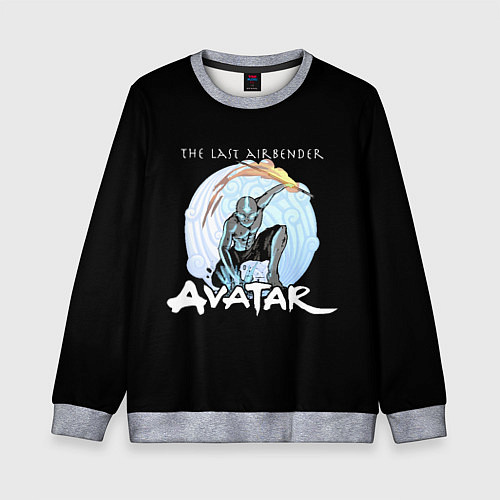 Детский свитшот Аватар Легенда об Аанге / 3D-Меланж – фото 1