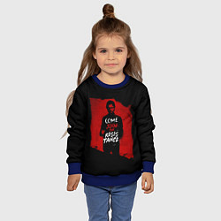 Свитшот детский БУМАЖНЫЙ ДОМ, цвет: 3D-синий — фото 2