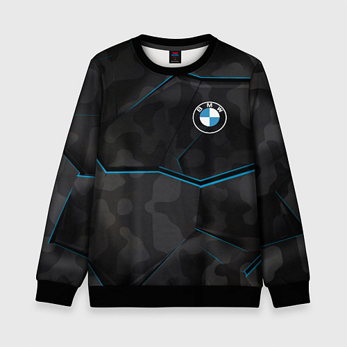 Детский свитшот BMW / 3D-Черный – фото 1
