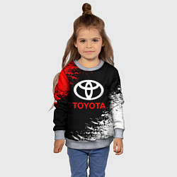Свитшот детский TOYOTA, цвет: 3D-меланж — фото 2