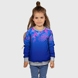 Свитшот детский ТРОПИКИ, цвет: 3D-меланж — фото 2