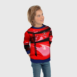 Свитшот детский MERCEDES, цвет: 3D-синий — фото 2