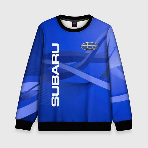 Детский свитшот SUBARU / 3D-Черный – фото 1