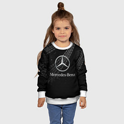 Свитшот детский MERCEDES, цвет: 3D-белый — фото 2