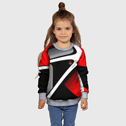 Свитшот детский Mitsubishi ФОРМА, цвет: 3D-меланж — фото 2