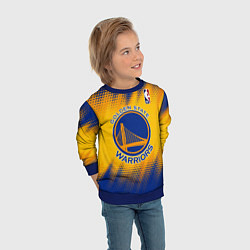 Свитшот детский Golden State Warriors, цвет: 3D-синий — фото 2