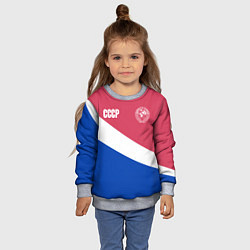 Свитшот детский СССР, цвет: 3D-меланж — фото 2