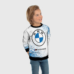 Свитшот детский BMW БМВ, цвет: 3D-черный — фото 2