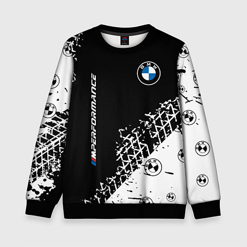 Детский свитшот BMW БМВ / 3D-Черный – фото 1