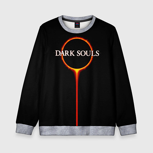 Детский свитшот Dark Souls / 3D-Меланж – фото 1