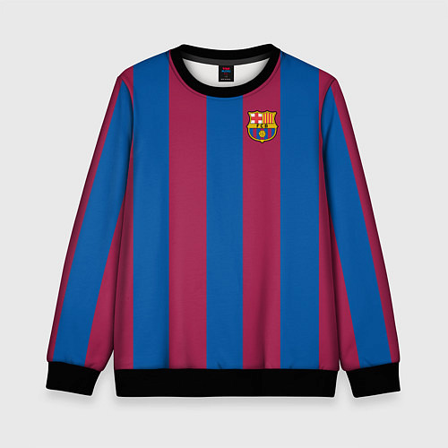 Детский свитшот FC Barcelona 2021 / 3D-Черный – фото 1