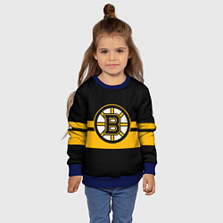 Свитшот детский BOSTON BRUINS NHL, цвет: 3D-синий — фото 2