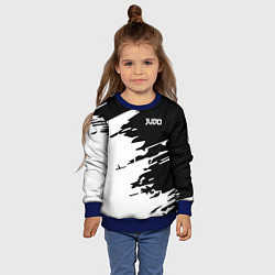 Свитшот детский Judo, цвет: 3D-синий — фото 2