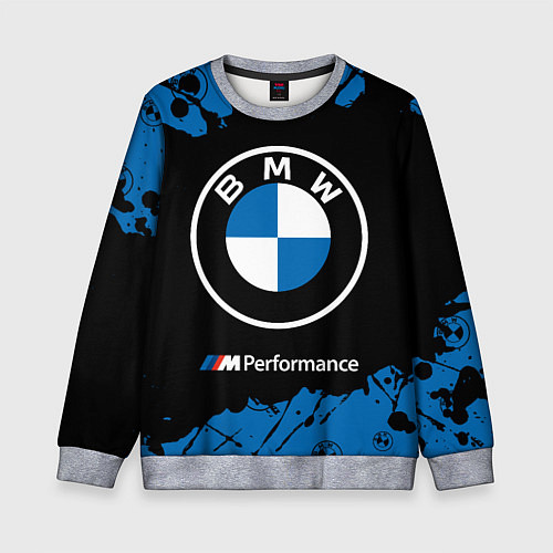 Детский свитшот BMW БМВ / 3D-Меланж – фото 1