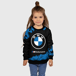 Свитшот детский BMW БМВ, цвет: 3D-черный — фото 2
