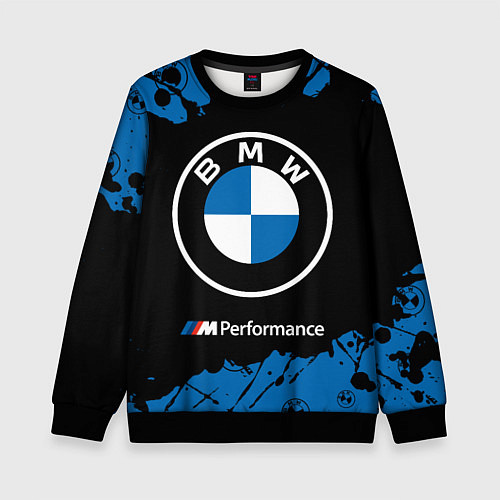 Детский свитшот BMW БМВ / 3D-Черный – фото 1