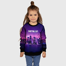 Свитшот детский Detroit Become Human S, цвет: 3D-черный — фото 2