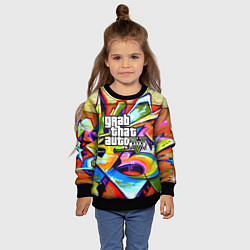 Свитшот детский GTA:5, цвет: 3D-черный — фото 2