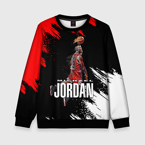 Детский свитшот MICHAEL JORDAN / 3D-Черный – фото 1