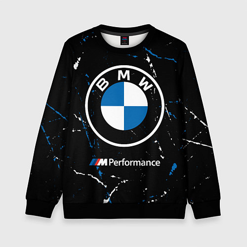Детский свитшот BMW БМВ / 3D-Черный – фото 1