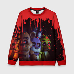 Свитшот детский Five Nights At Freddys, цвет: 3D-красный