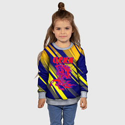 Свитшот детский CSKA ЦСКА, цвет: 3D-меланж — фото 2