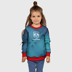 Свитшот детский Dodge, цвет: 3D-красный — фото 2