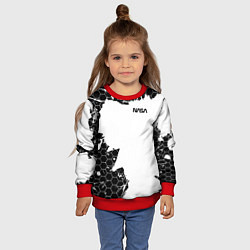 Свитшот детский NASA, цвет: 3D-красный — фото 2