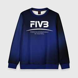 Свитшот детский FIVB Volleyball, цвет: 3D-синий