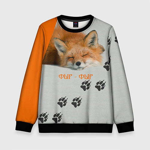 Детский свитшот Фыр-Фыр / 3D-Черный – фото 1