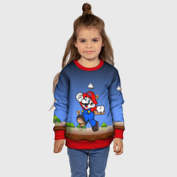 Свитшот детский Mario, цвет: 3D-красный — фото 2