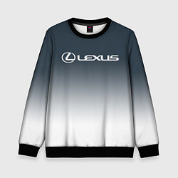 Свитшот детский LEXUS ЛЕКСУС, цвет: 3D-черный