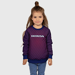 Свитшот детский HONDA ХОНДА, цвет: 3D-синий — фото 2